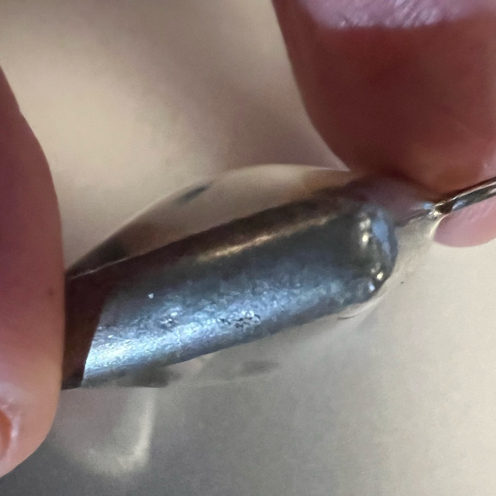 Notebook Initial Square Glass Bubble Pendant - image 7